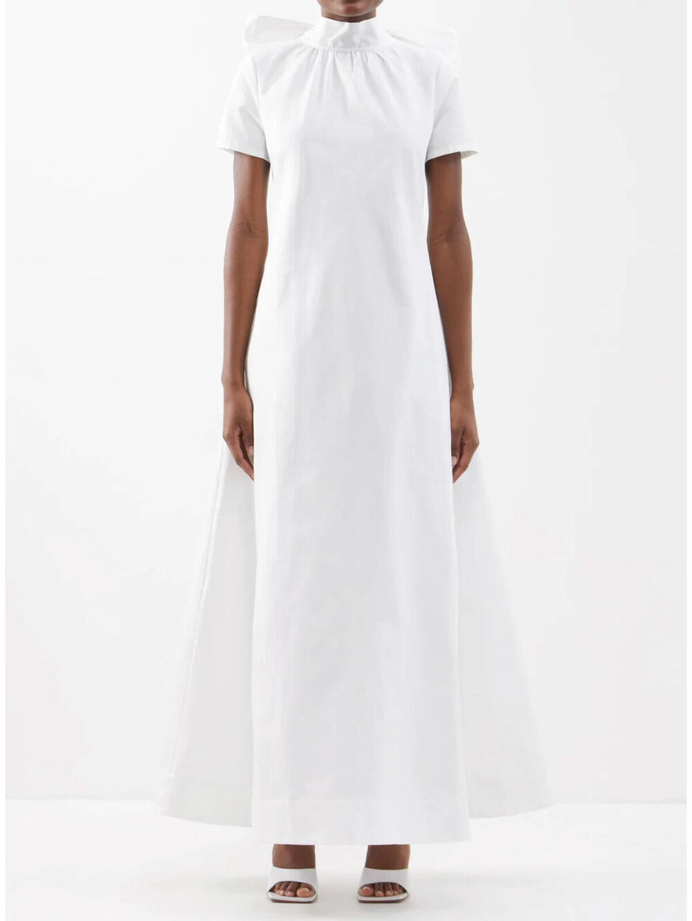 NWT STAUD Ilana White Cotton Bridal Wedding Gown Dress Calluna Medium - Picture 8 of 10